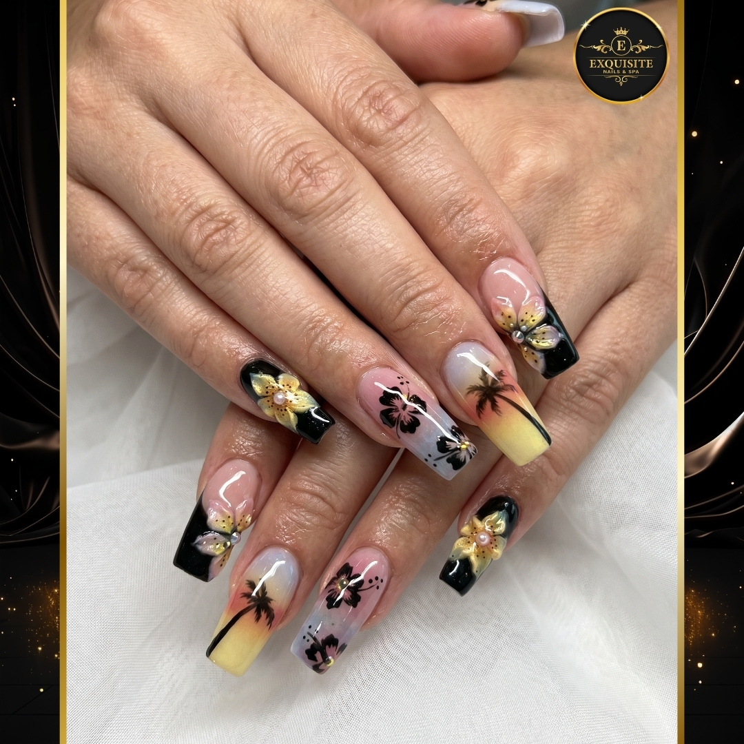 Exquisite Nails & Lashes logo